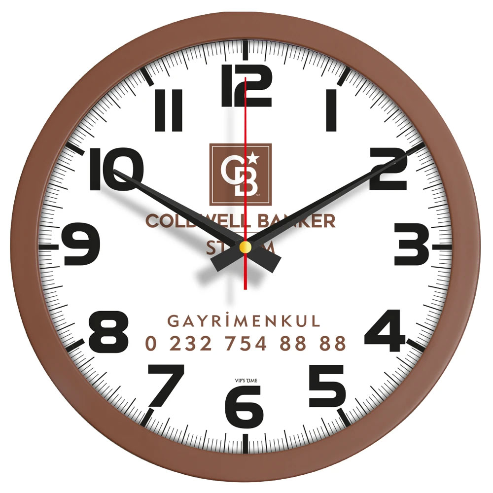 V30-333-KH Plastik Duvar Saati