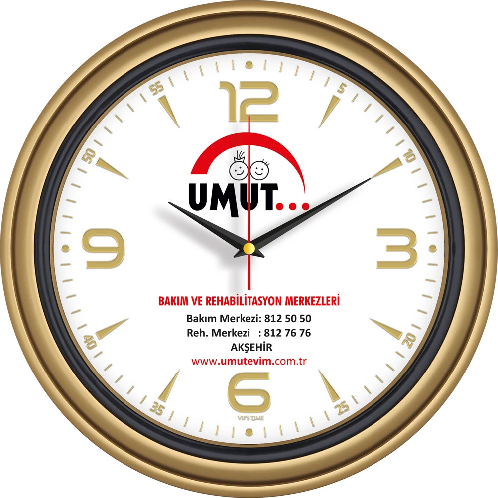 V30-522-AV Plastik Duvar Saati