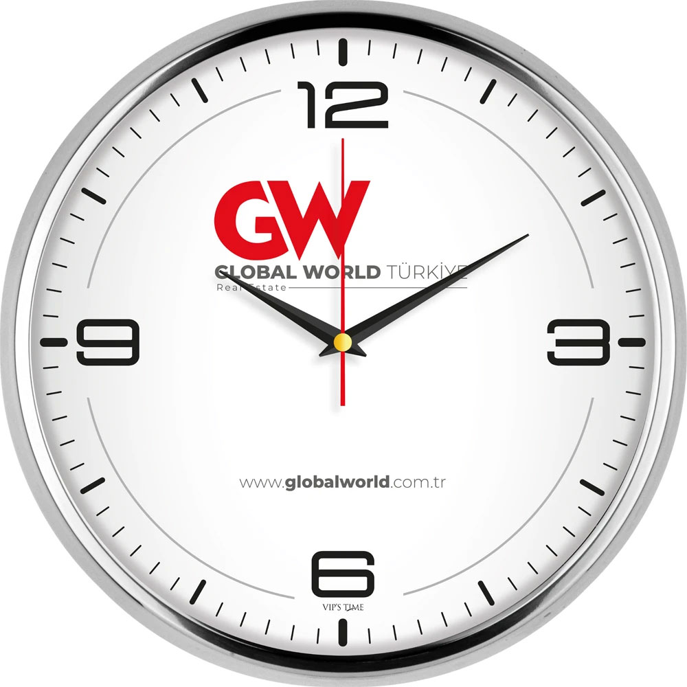 V30-950-B Metal Duvar Saati