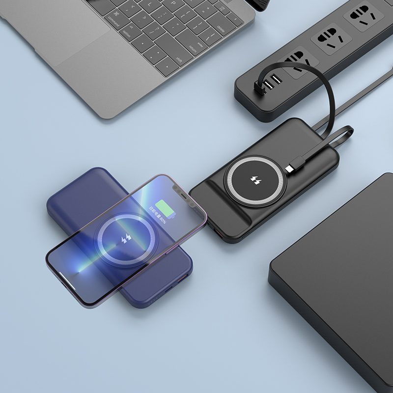 PB-4016 Siyah 10.000 mAh MagSafe Powerbank